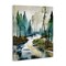 Stupell Industries Watercolor Creek Landscape Canvas Wall Art